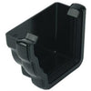 110mm Niagara Ogee External Gutter Stopend Left Hand - Trade 4 Less - Building Supplies UK