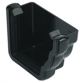 110mm Niagara Ogee External Gutter Stopend Right Hand - Trade 4 Less - Building Supplies UK