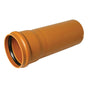 110mm x 3m Single Socket Pipe - Trade 4 Less - Building Supplies UK