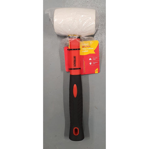 16oz White Face Rubber Mallet - Trade 4 Less - Building Supplies UK