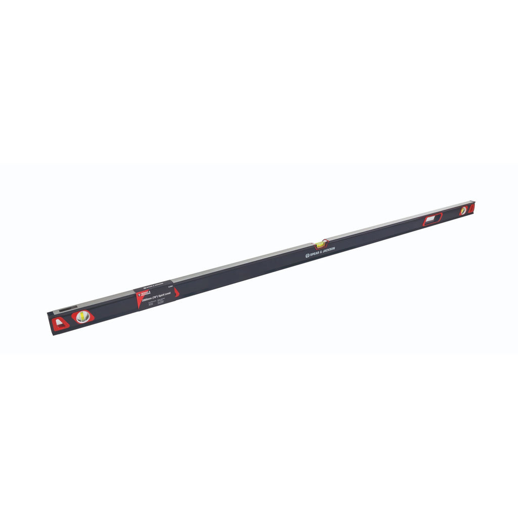 Spear & Jackson Aluminium Spirit Level 2000mm - Trade 4 Less - Building Supplies UK
