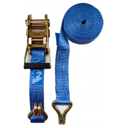 Ratchet Strap C/W Double Hook 3T - Trade 4 Less - Building Supplies UK