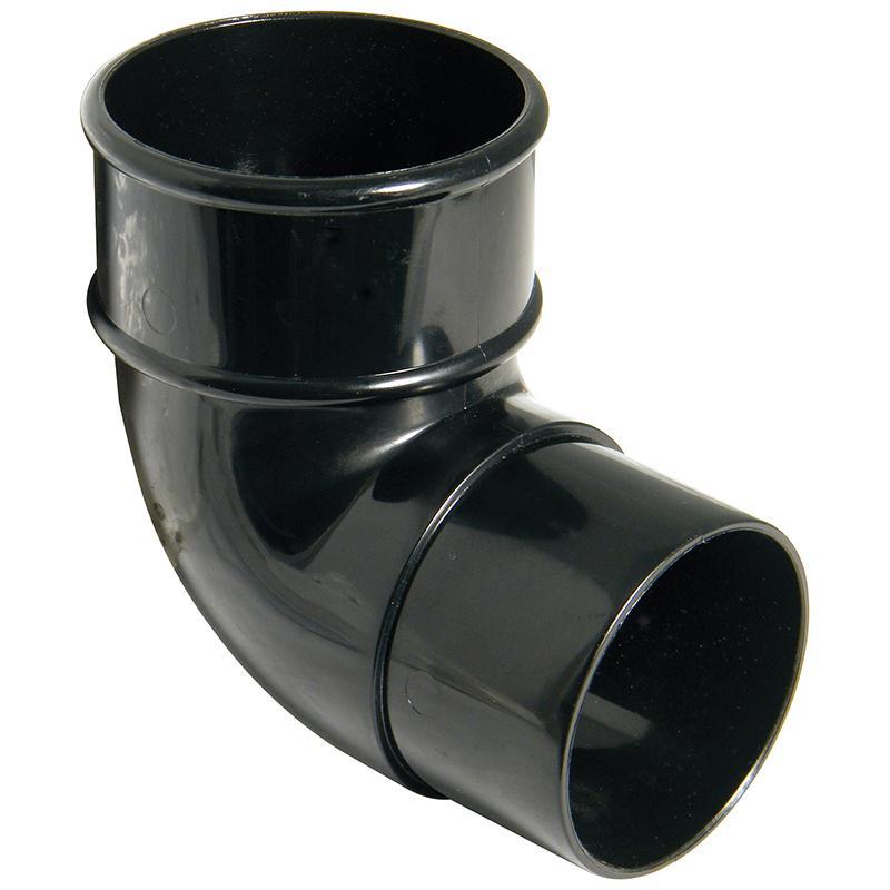 68mm Round Downpipe Offset Bend 92½° - Trade 4 Less - Building Supplies UK