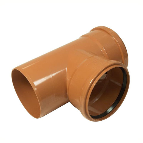 160mm  90d  Equal Junction Double Socket - Trade 4 Less - Building Supplies UK