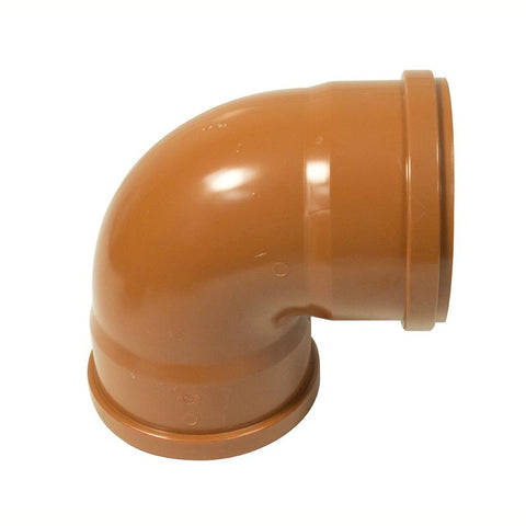 160mm U/G  90d  Bend Double Socket - Trade 4 Less - Building Supplies UK