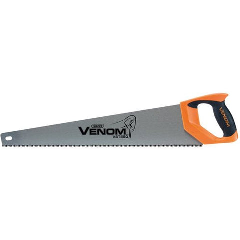 FIRST FIX DRAPER VENOM® TRIPLE GROUND 550MM HANDSAWS 8PPI - Trade 4 Less - Building Supplies UK