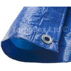 Blue Tarpaulin 80GSM - Trade 4 Less - Building Supplies UK