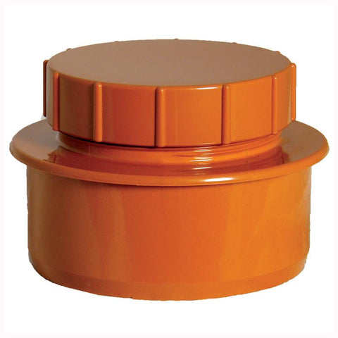 110mm Screwed Access plug - Trade 4 Less - Building Supplies UK
