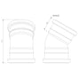 Double Socket Bends 30° - Trade 4 Less - Building Supplies UK