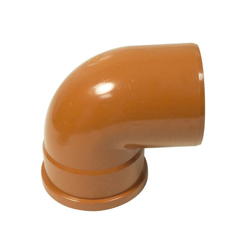 110mm Single Socket Bend 87½° - Trade 4 Less - Building Supplies UK