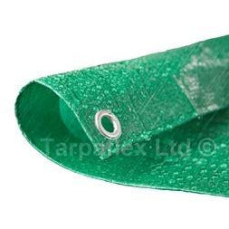 Green Tarpolin 80GSM - 7m x 5.4m - Trade 4 Less - Building Supplies UK