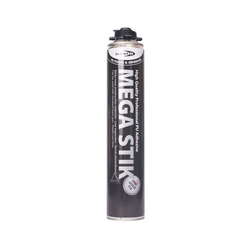 Mega Stik Fast Cure Adhesive Foam PU - Trade 4 Less - Building Supplies UK