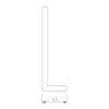 White Square Edge Universal UPVC Fascia Board 9mm – Single Leg - Trade 4 Less - Building Supplies UK
