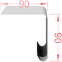Standard Drip Trim 3m A200 - Trade 4 Less - Building Supplies UK