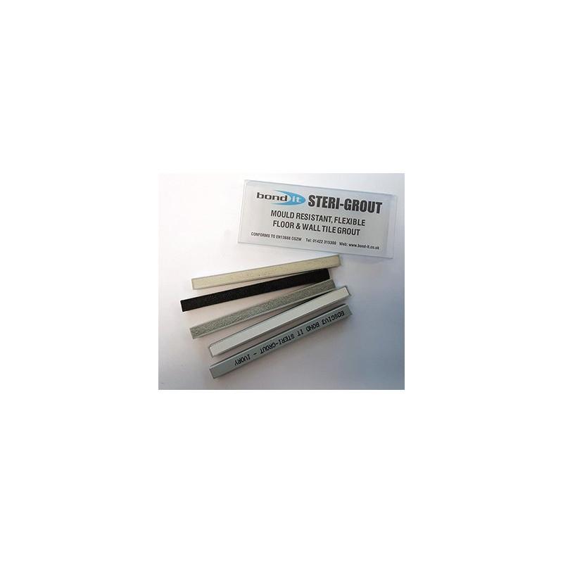 Steri Grout Flexi + Mould Resist WALL & FLOOR TILE GROUT 3kg - Trade 4 Less - Building Supplies UK