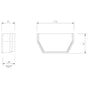 114mm Square Gutter Internal Stopend - Trade 4 Less - Building Supplies UK