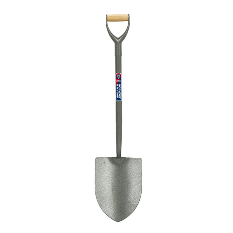 Spear & Jackson Round Mouth Shovel Tubular Steel - Trade 4 Less - Building Supplies UK