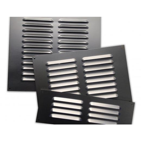 241 x 241mm Aluminium Louvre Vent - Trade 4 Less - Building Supplies UK