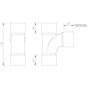 32mm Wastepipe Tee - Trade 4 Less - Building Supplies UK