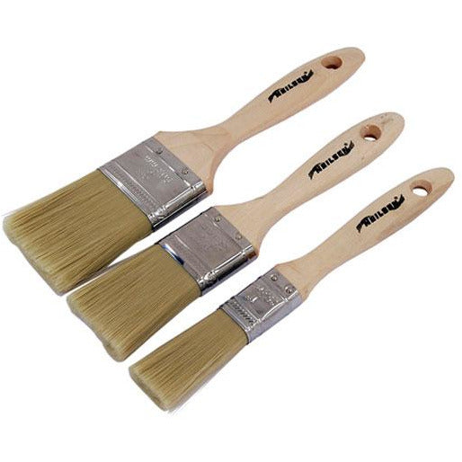 3 Piece Paint Brush Set - Trade 4 Less - Building Supplies UK