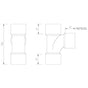 40mm Wastepipe Tee - Trade 4 Less - Building Supplies UK