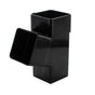 65mm Black Square Downpipe Branch 67.5d - Trade 4 Less - Building Supplies UK