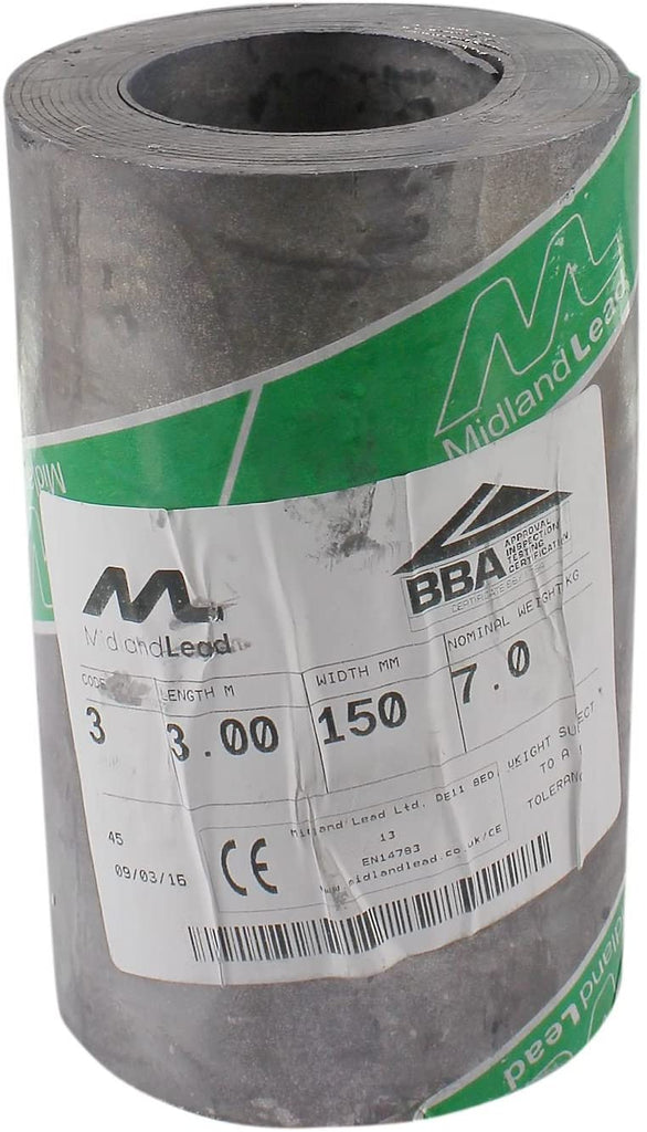 Code 3 Lead 150mm x 3m  (7kg) - Trade 4 Less - Building Supplies UK