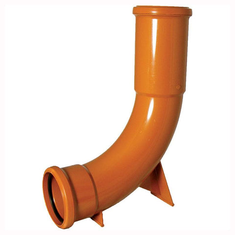 110mm Double Socket Settlement Rest Bend 90d - Trade 4 Less - Building Supplies UK