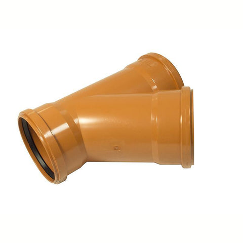 110mm 45° Equal Junction – Triple Socket - Trade 4 Less - Building Supplies UK