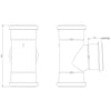 110mm 87½° Equal Junction – Triple Socket - Trade 4 Less - Building Supplies UK