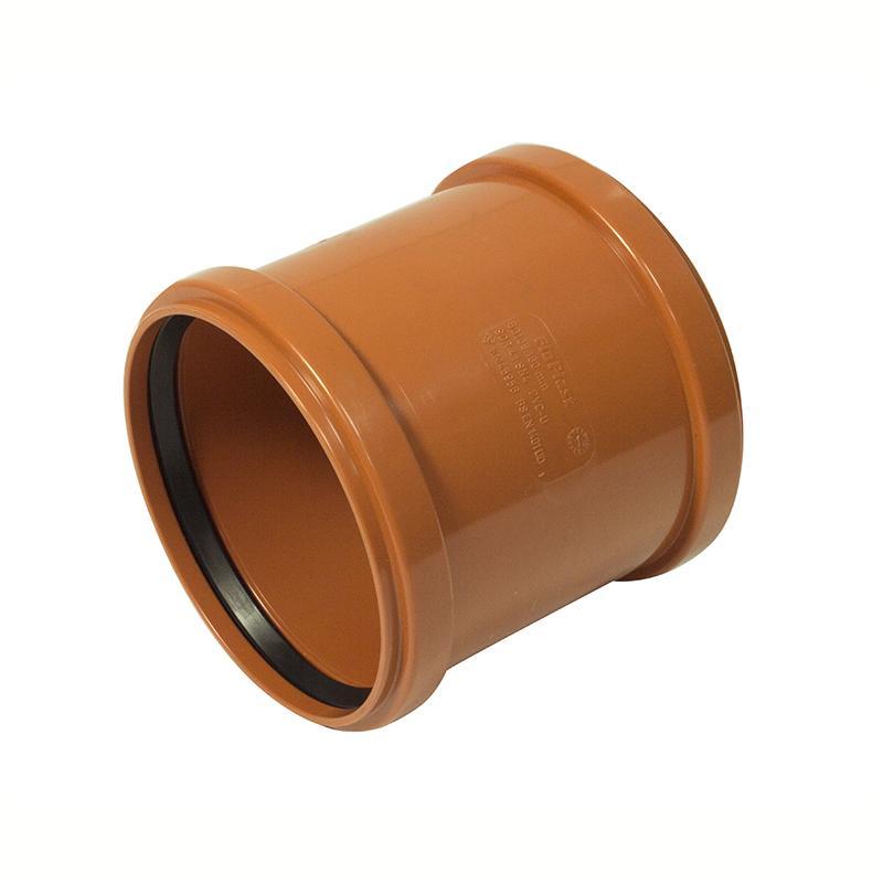 110mm Pipe Coupling Double Socket - Trade 4 Less - Building Supplies UK