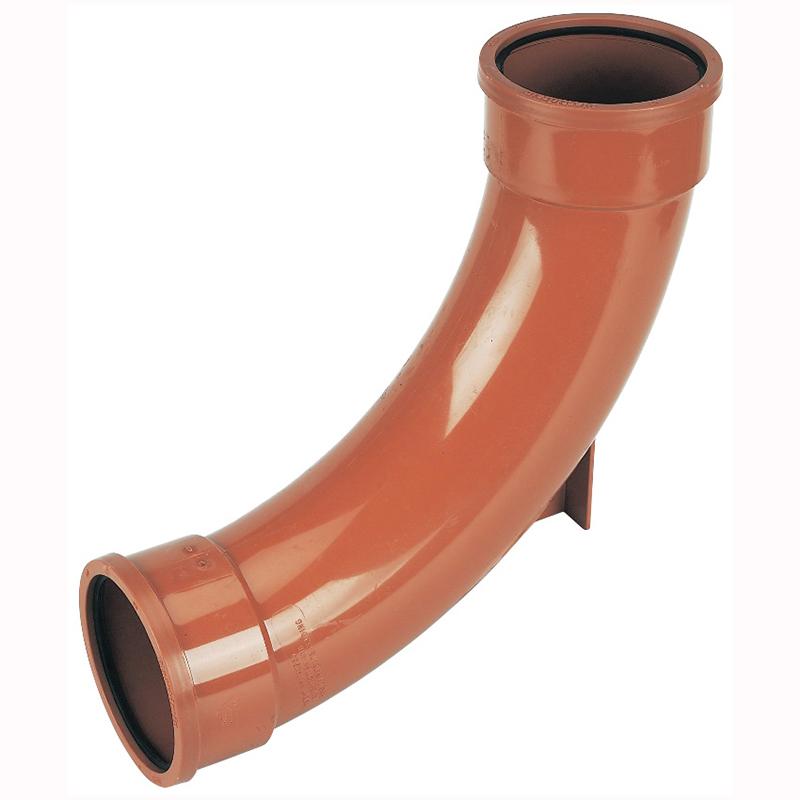 Rest Bend 110mm – 87½° Double Socket - Trade 4 Less - Building Supplies UK