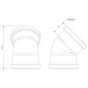 Double Socket Bends 45° - Trade 4 Less - Building Supplies UK