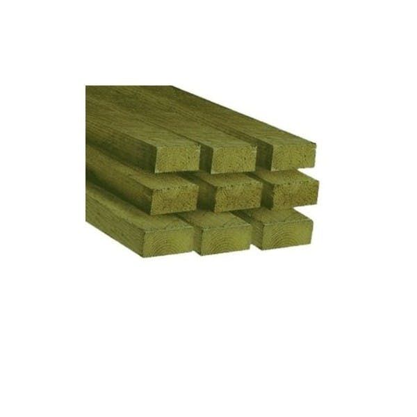 25 x 38mm x 4.8m Grade Green Treated Roofing Batten - Trade 4 Less - Building Supplies UK