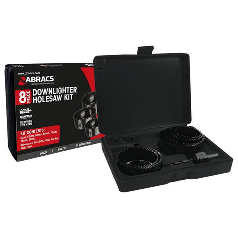 Holesaw Downlighter Set (8 Piece) - Trade 4 Less - Building Supplies UK