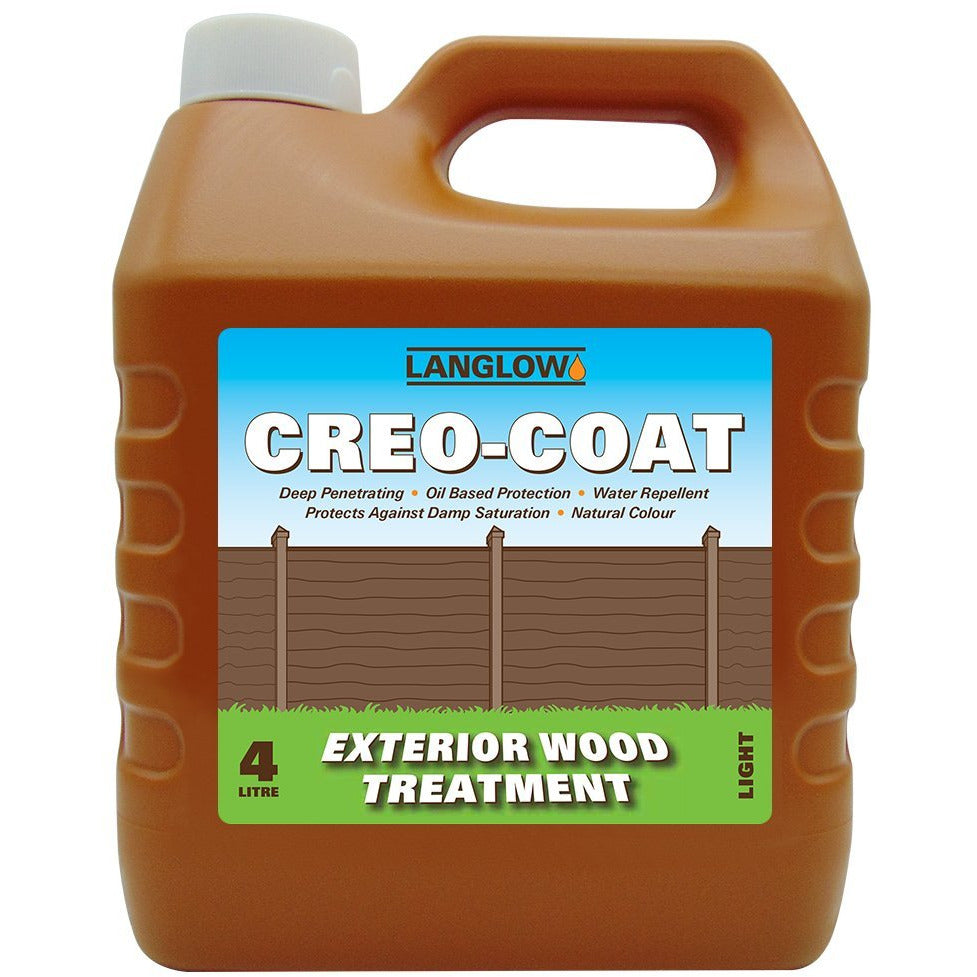 4lt Creo-Cote Light Brown - Trade 4 Less - Building Supplies UK