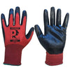 Red Pred Scarlet Smooth Nitrile Palm Gloves - Trade 4 Less - Building Supplies UK