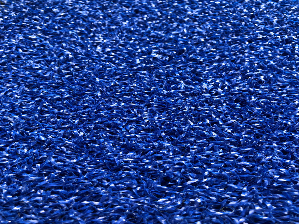 Mid Blue Coloured Artificial Grass (Short) - Trade 4 Less - Building Supplies UK