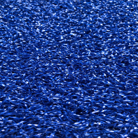 Mid Blue Coloured Artificial Grass (Short) - Trade 4 Less - Building Supplies UK