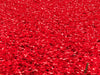 Bright Red Coloured Artificial Grass (Short) - Trade 4 Less - Building Supplies UK