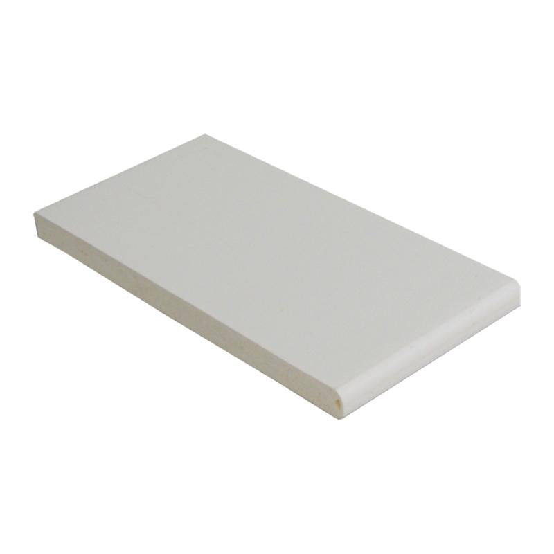 5m White Multi Purpose Soffit Board Single Round Edge - Trade 4 Less - Building Supplies UK