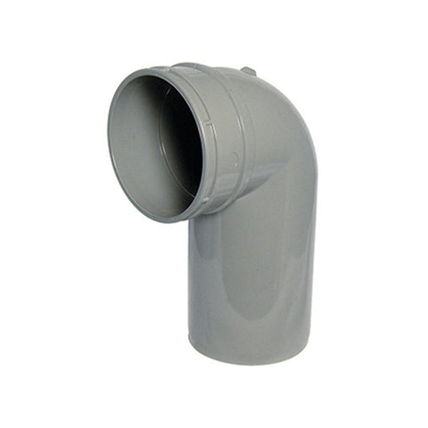 110mm 90d Bend Spigot / Socket Black - Trade 4 Less - Building Supplies UK