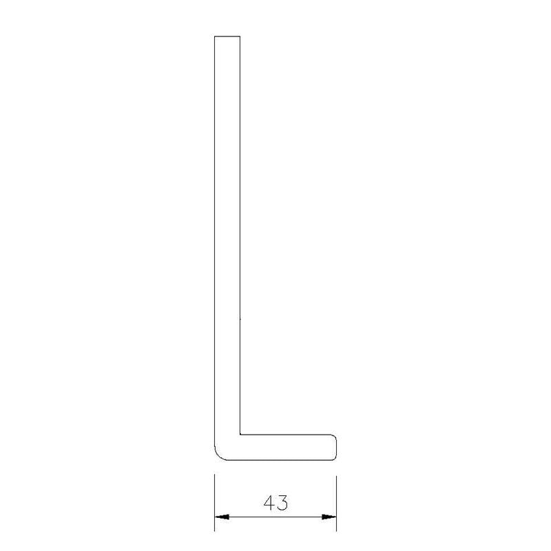 White Square Edge Universal UPVC Fascia Board 9mm – Single Leg - Trade 4 Less - Building Supplies UK