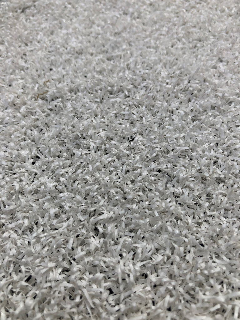 White Coloured Artificial Grass (Short) - Trade 4 Less - Building Supplies UK