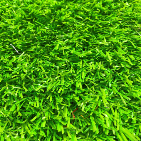 Bright Green Coloured Artificial Grass (Short) - Trade 4 Less - Building Supplies UK