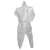 Disposable Overall with hood - 35812 - Trade 4 Less - Building Supplies UK