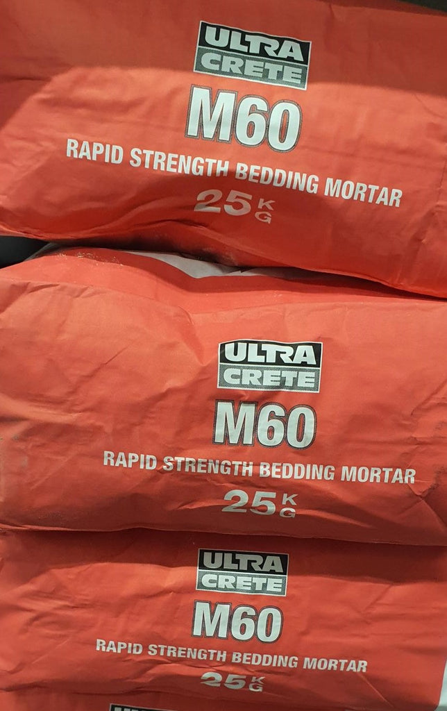 Ultracrete M60 Rapid set bedding Mortar - Trade 4 Less - Building Supplies UK