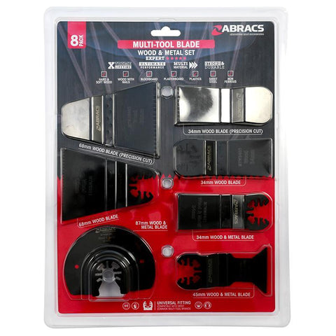 Multi Tool Blades Sets (Wood & Metal) - Trade 4 Less - Building Supplies UK