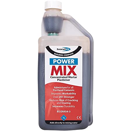 1lt Power Mix Concentrated Plasticiser - Trade 4 Less - Building Supplies UK