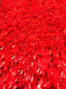 Bright Red Coloured Artificial Grass (Med) - Trade 4 Less - Building Supplies UK